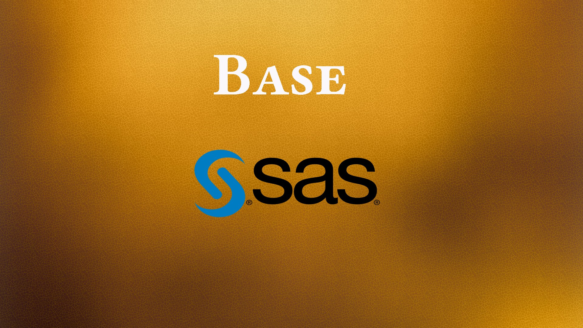 Base SAS Introduction